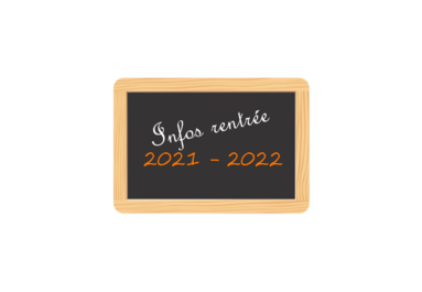 Rentrée scolaire 2021